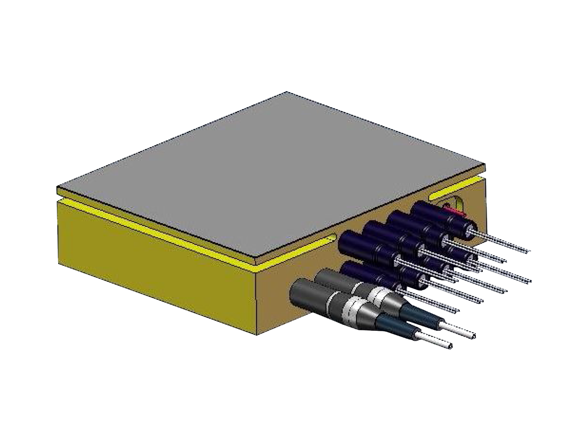 Design of Optoplex 2x8 Coherent Mixer with Single-ended PDs